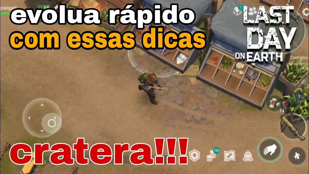 Como evoluir rápido na cratera! siga a dica. last day.