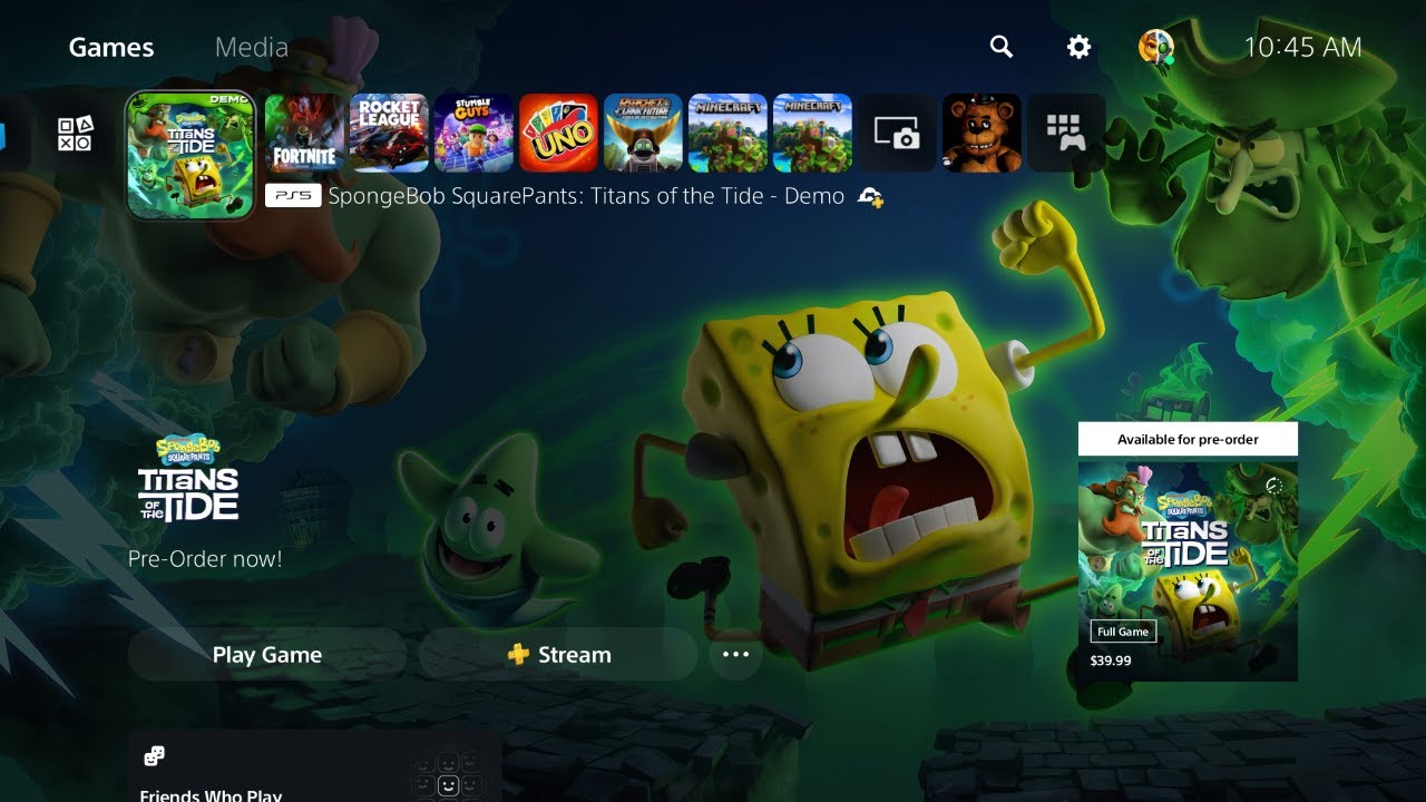 SpongeBob SquarePants: Titans of the Tide (PS5) — ПОЛНАЯ демоверсия игры! 100% *Все костюмы и зад...