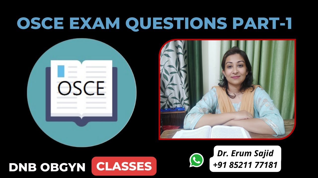OSCE Exam Ques. (Part-1)| DNB Theory Class | DNB OBGYN coaching All India chapter| OBGYN Live Class