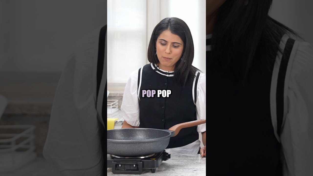 The Great Mustard Seed Pop-Off! #mustard #indiancooking #shorts