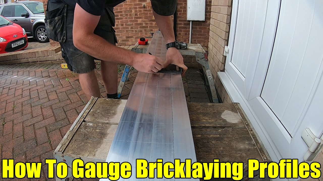 How To Gauge Up Bricklaying Profiles #bricklaying #howto #profiles #vlog