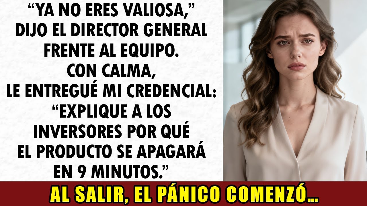 Me despidieron delante de todos — así que congelé su sistema y vi cómo su imperio colapsaba