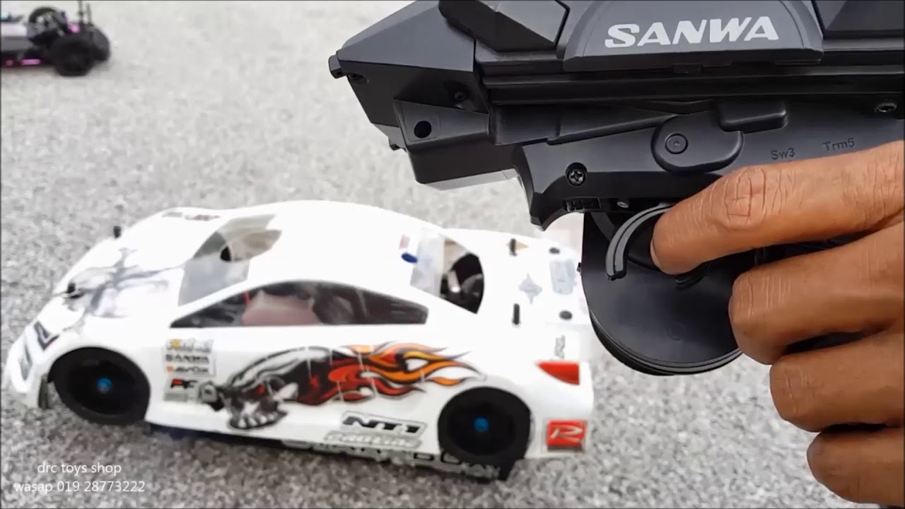 HSP 1/10 nitro car  test with Xray NT1