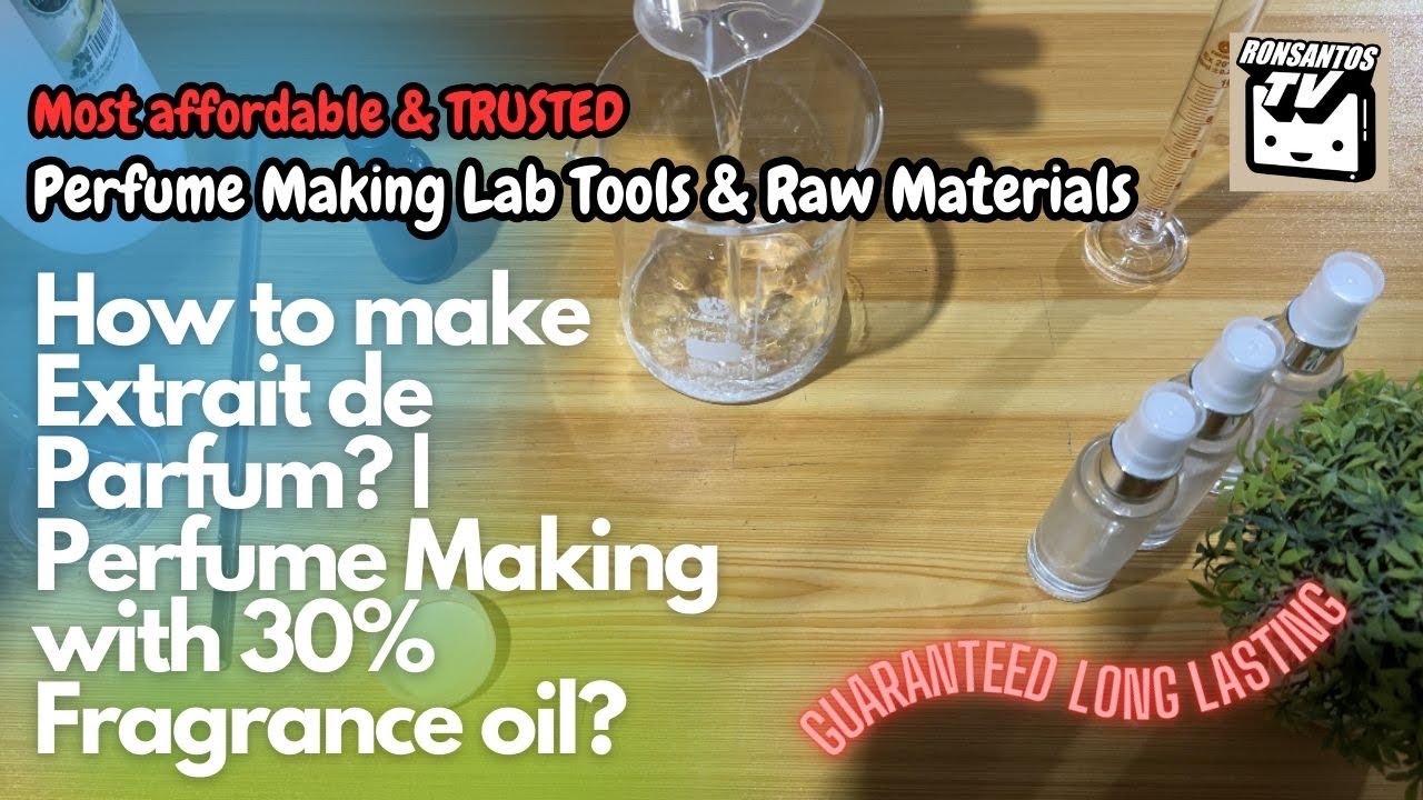 How to Make Extrait de Parfum? | DIY Perfume Making with 30% Fragrance oil Concentration.