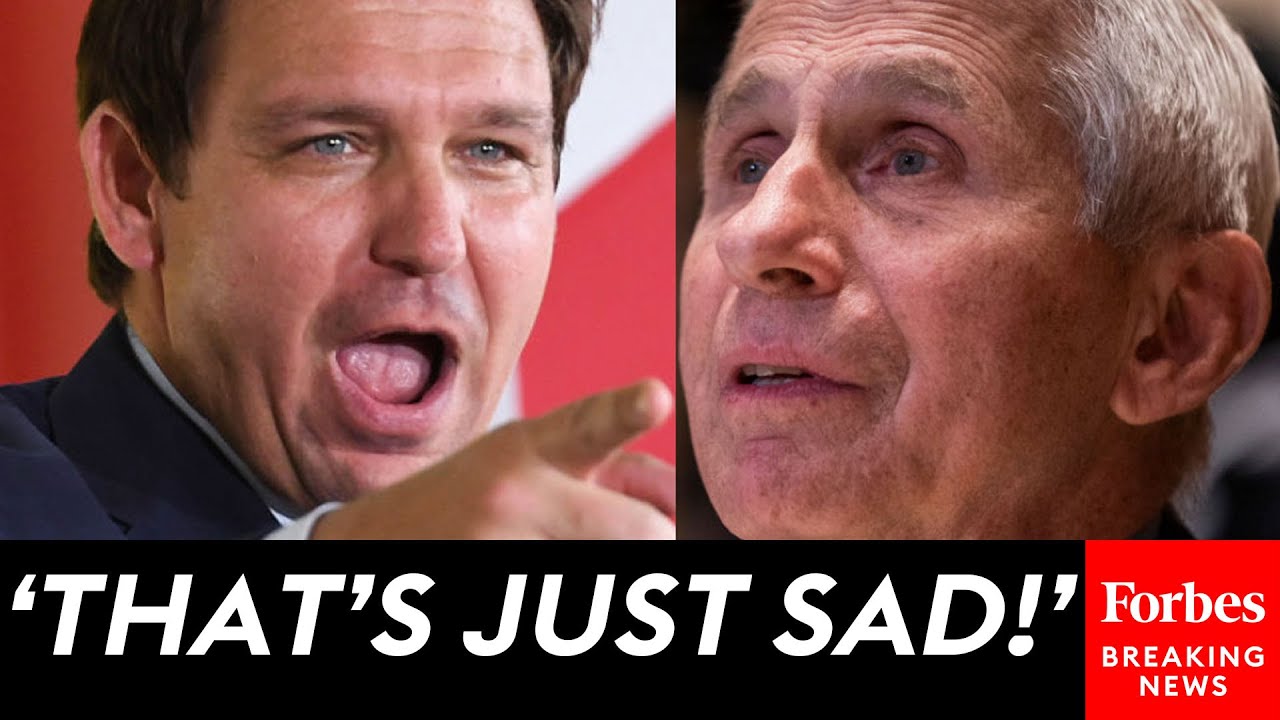 'That's Just Sad': DeSantis Goes After Media, Fauci