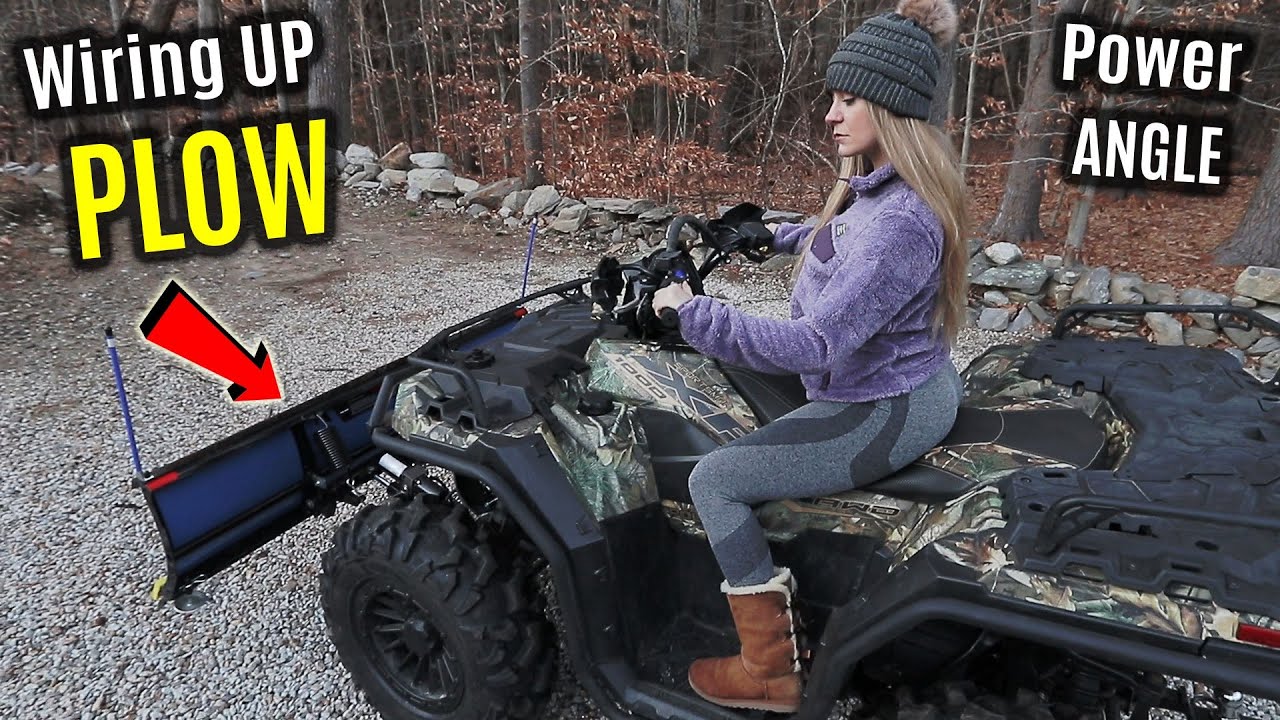 Adding ON POWER Angle PLOW Controls & Wiring | POLARIS Sportsman 850 | XP 1000