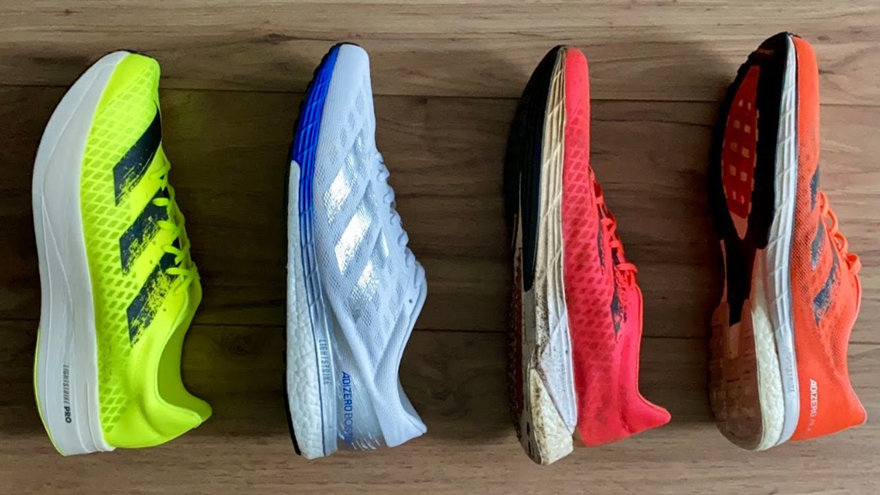 adidas Adizero Running Shoe Rotation: Boston 9, Adios 5, Adizero Pro, Adios Pro Review & Comparison