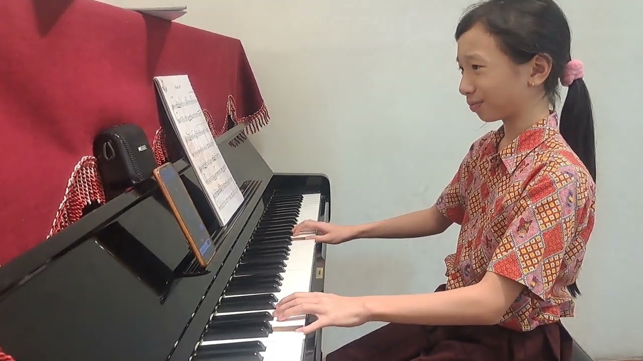 Arcelia Sudirman, Kamis 12 Maret 2026, Grade 2: Minuet in C (on progress)