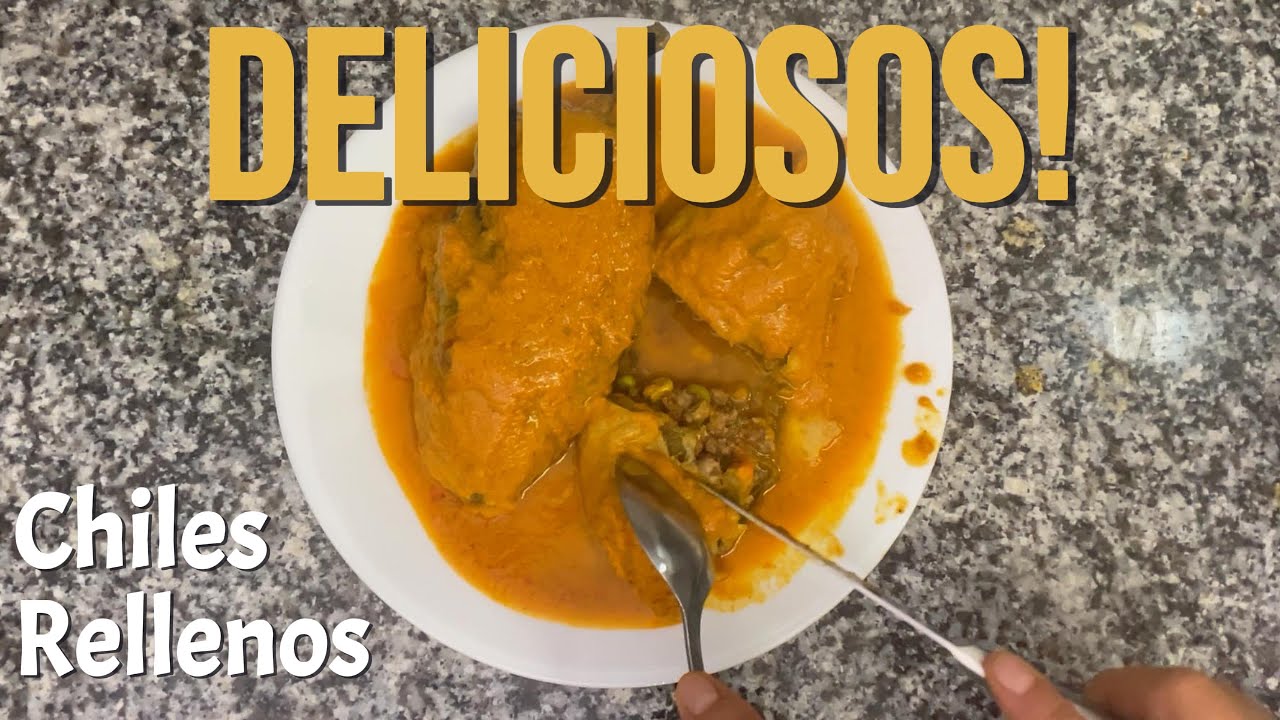 Chiles Rellenos Caseros que Enamoran al Primer Bocado