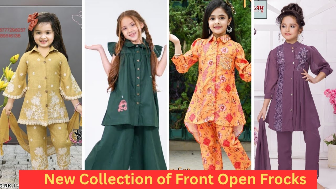 New Collection of Front Open Frocks|Latest Button Frock Designs|Easy-to-Wear Front Button Frocks