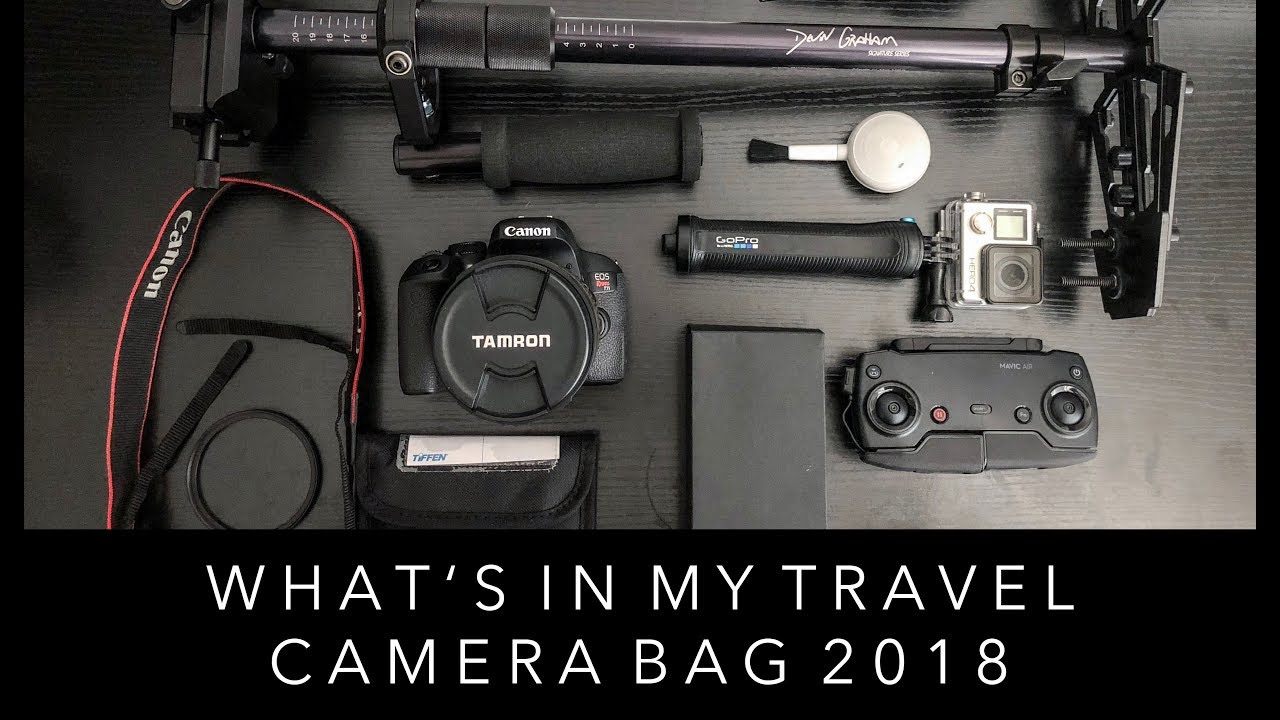 What's In My Travel Camera Bag 2018