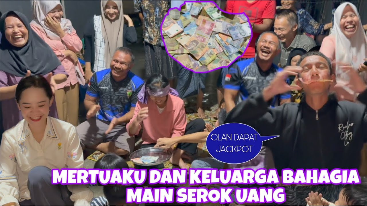 AKHIRNYA KOMPAK MAIN SEROK UANG, PAPA MAMA PERTAMA KALI MAIN TERTAWA LEPAS DAN BERUNTUNG