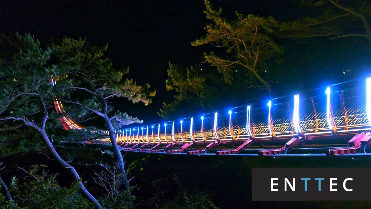 Ulsan Daewangam Park, Suspension Bridge, South Korea, 2021