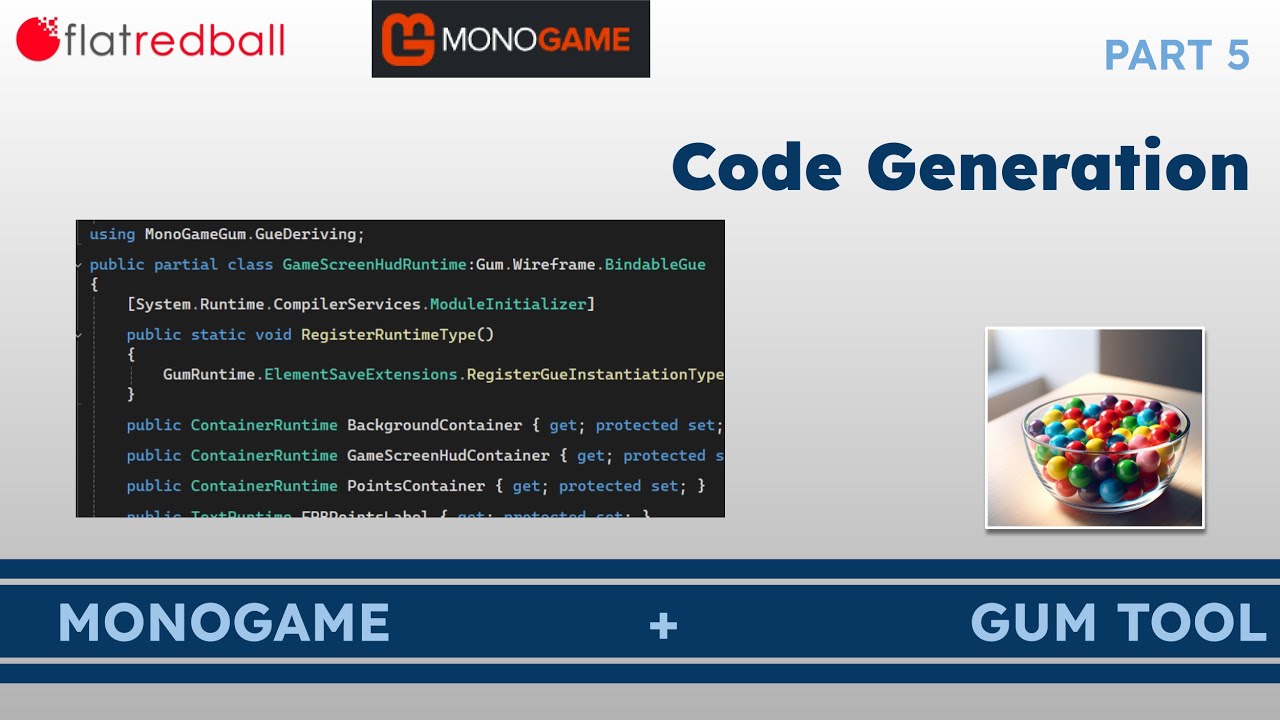 GUM: Part 5 - Gum Code Generation (Monogame)