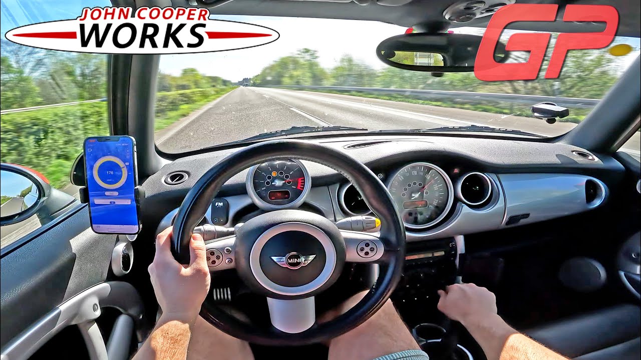 WILL a 2006 MINI JCW GP1 hit its 235KMH TOP SPEED on the AUTOBAHN!?
