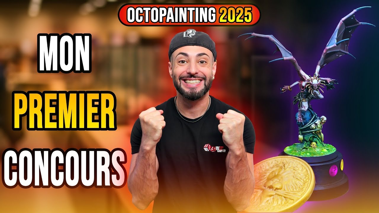 OctoPainting 2025  ma première compétition de peinture, ma première médaille !