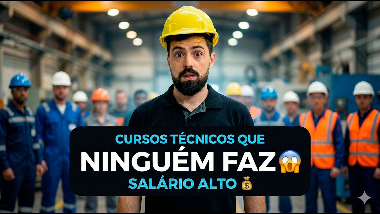 🔥 SALÁRIOS ALTOS Sem FACULDADE? Veja os CURSOS TÉCNICOS Mais Bem Pagos em concurso