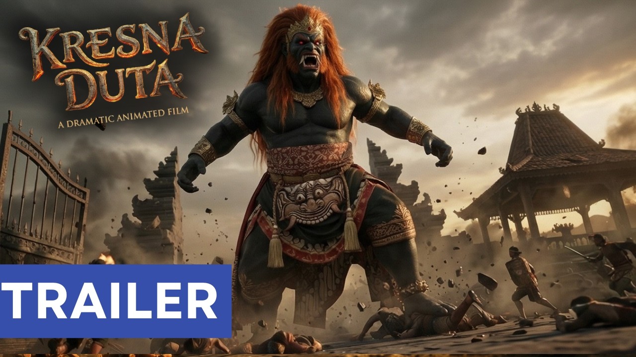 [TRAILER] KRESNA DUTA X ANTAREJA GUGUR | WAYANG ANIMASI AI by KONON KATANYA