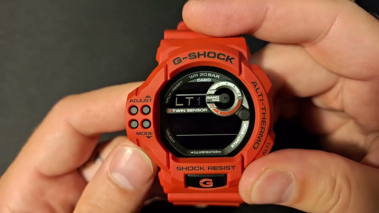 Jak ustawić godzinę: Casio G-Shock GDF-100 - szybkie ustawienia zegarka