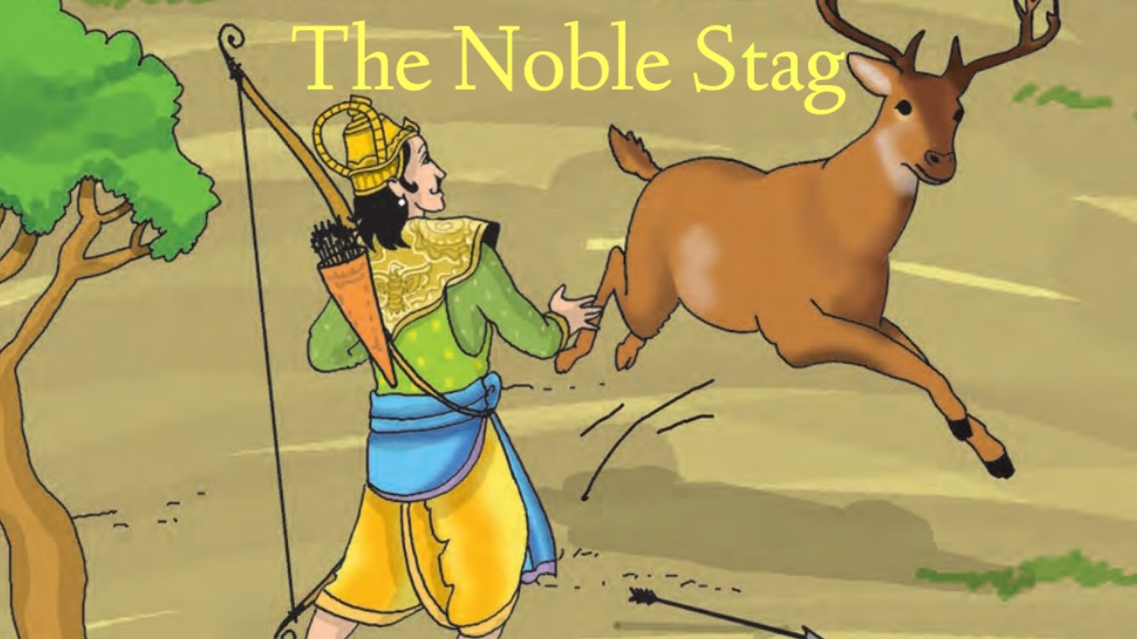 Moral Story: The Noble Stag - Easy Explanation - Q & A - 3rd Std. (unit 3)