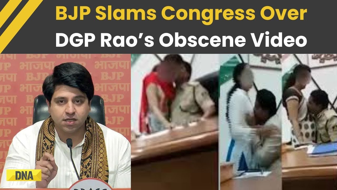 DGP Ramachandra Rao Viral Video: BJP's Shehzad Poonawalla Hits Out At Congress Over DGP's Video