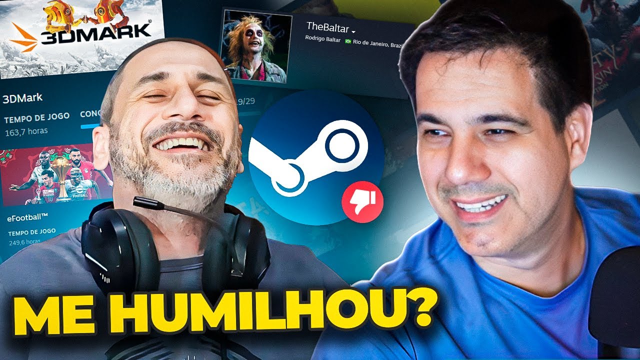 PRATA ANALISANDO MINHA STEAM KKKKK