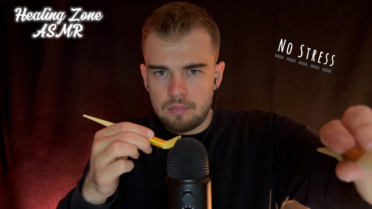 ASMR | STRESİNİ GİDERİYORUM 💤 | Makas, Fırça ve Ağız Sesleri