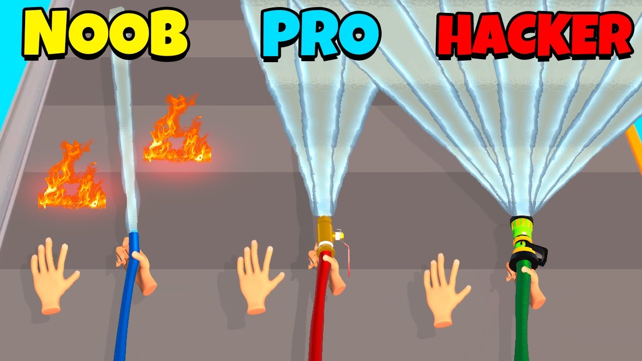NOOB vs PRO vs HACKER - Pressure Washing Run