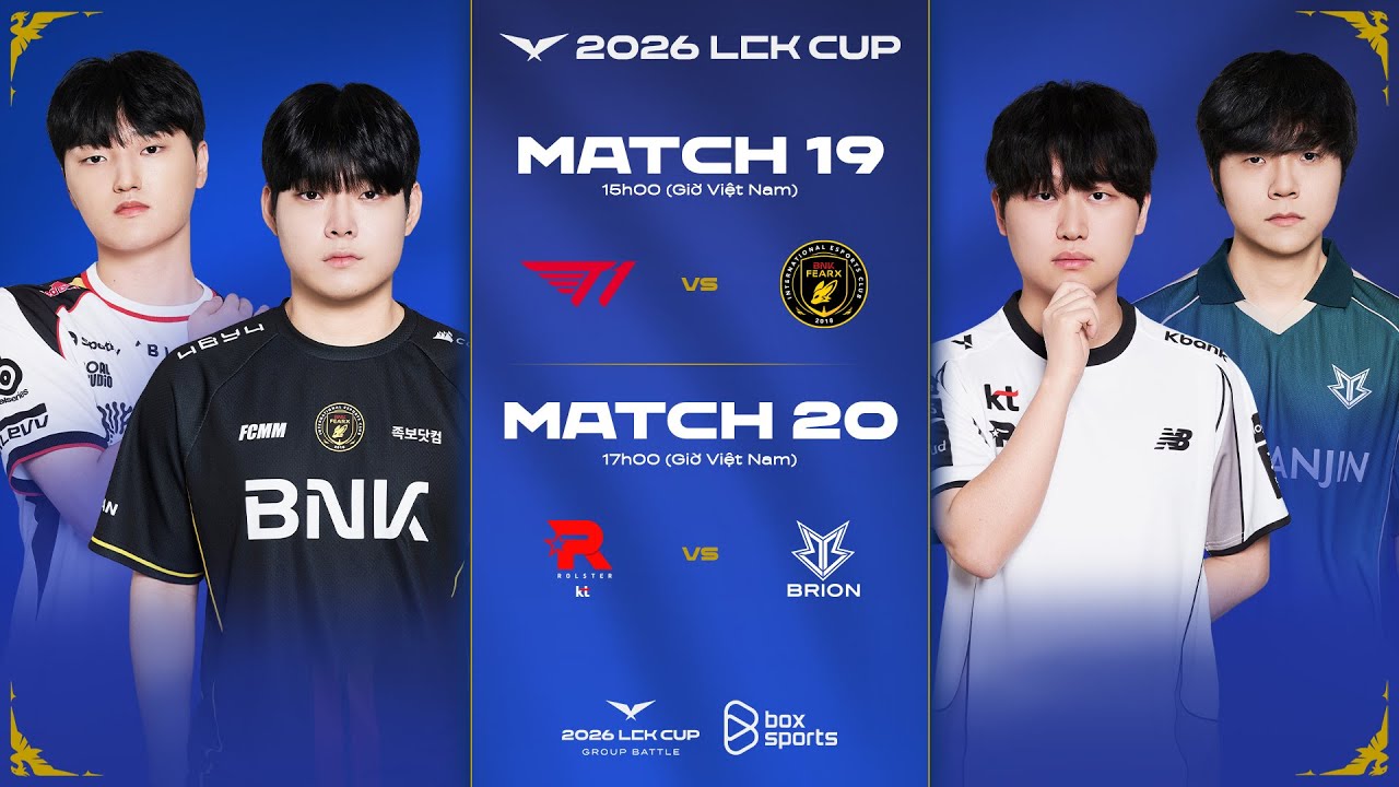 Bình Luận Tiếng Việt: T1 vs BFX l KT vs BRO | LCK CUP 2026