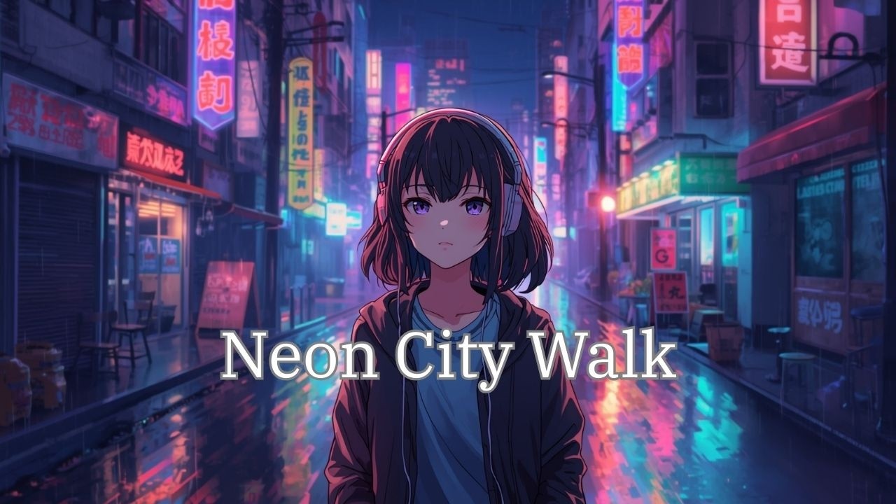 Neon City Walk | Lofi Hip Hop for Deep Concentration