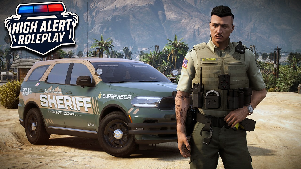 Patrolling as *SHERIFF* In HighAlertRP