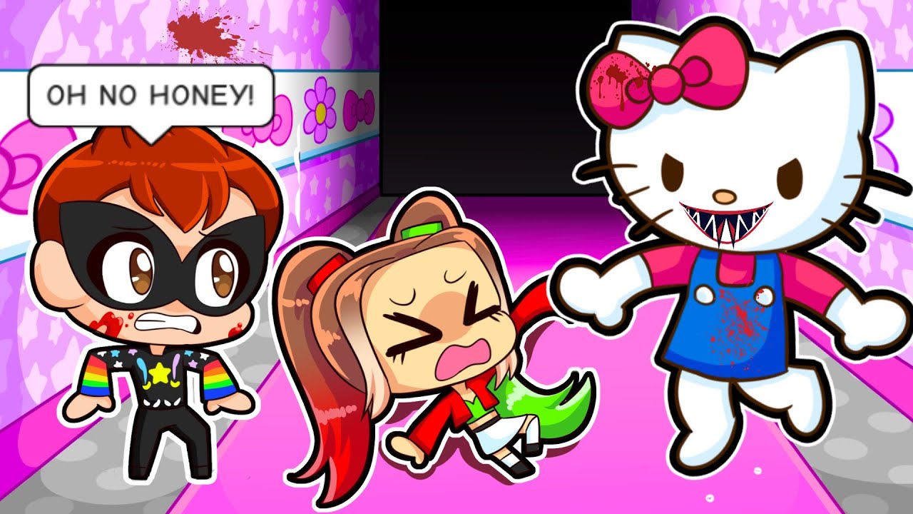 CAN we SURVIVE HELLO KITTY in ROBLOX?