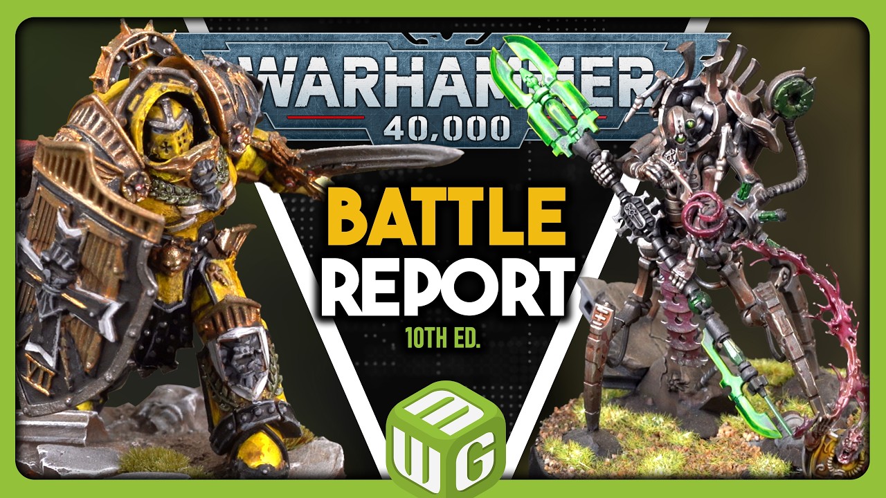 И все они были желтыми | Имперские Кулаки против Некронов Warhammer 40k 10-я редакция, отчет о би...