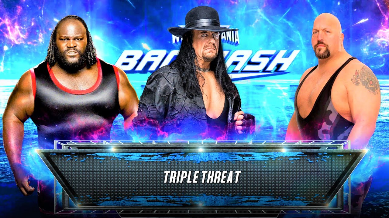Mark Henry + Undertaker + Big Show | Triple Threat Match | WWE 2K23 | Ultra Graphics RTX 4090
