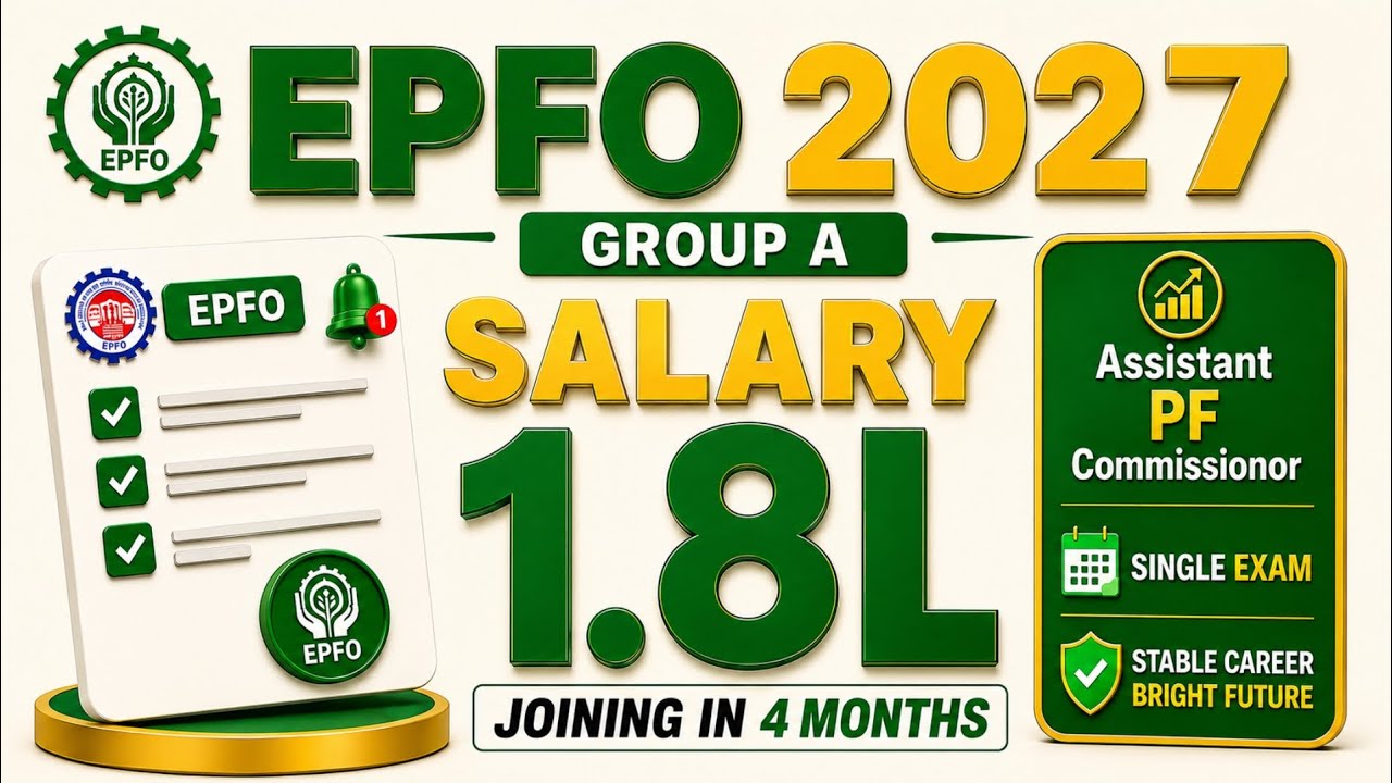 🚨 EPFO APFC Group A 2027 😱 Salary, Age, Exam Pattern & Vacancy 🔥