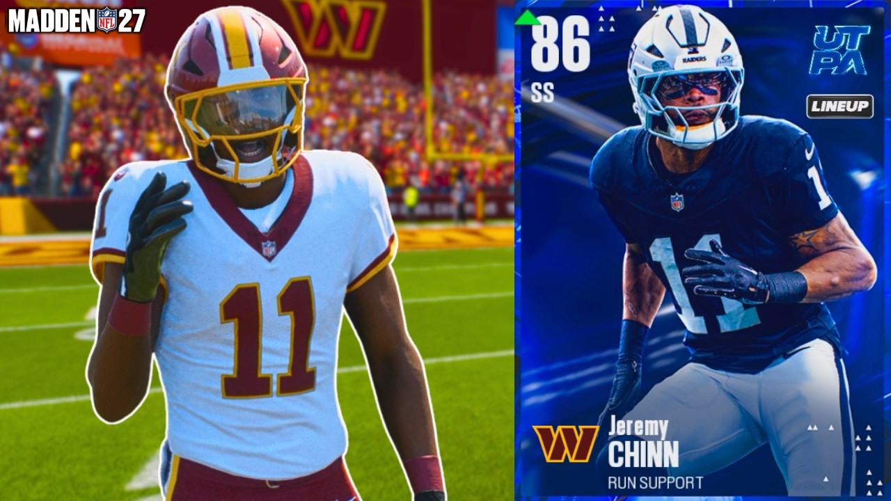 Джереми Чинн присоединяется к тематической команде Commanders в Madden 27!