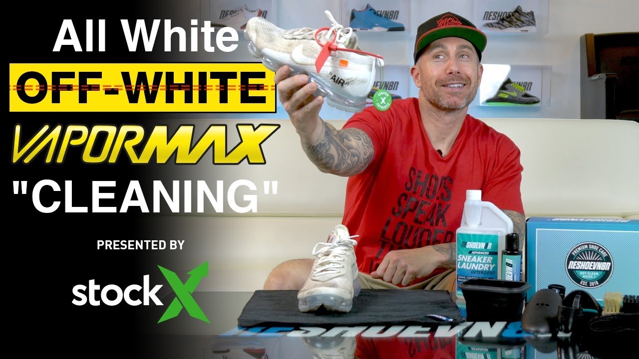 Best way to clean Off-White Nike VaporMax with Reshoevn8r presented by StockX