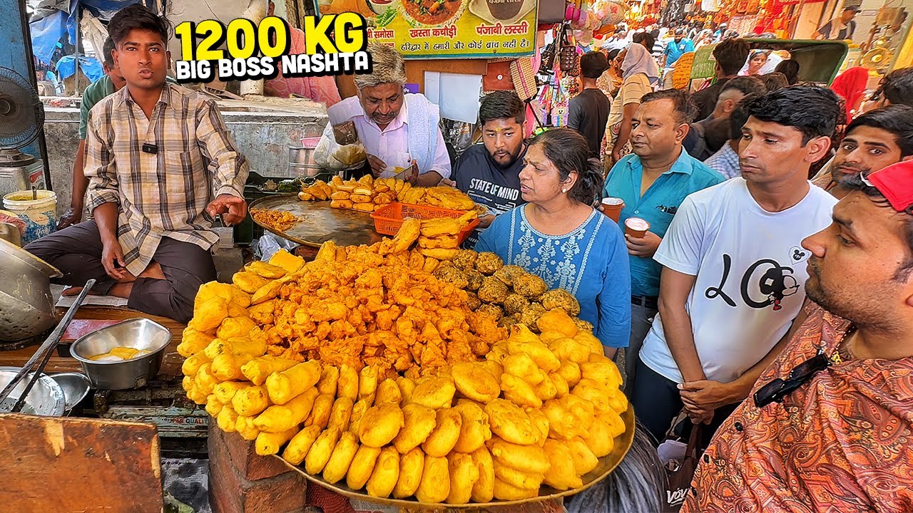 Indian Street Food Nashte ke BIG BOSS 😍 Panchratan Nashta, Geeta Ram Rabdi, Har ki Paudi ki Kachori