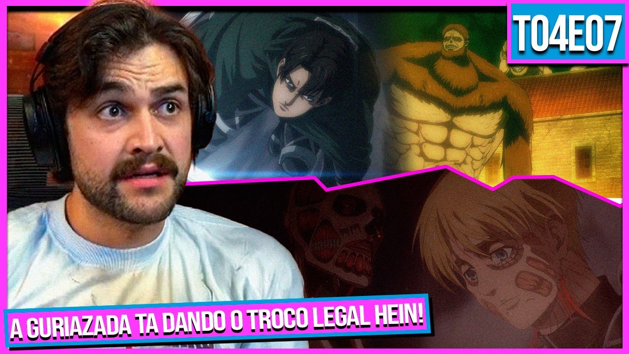 O Eren não ta PERDOANDO ninguém, ta louco!  | AOT T04EP07