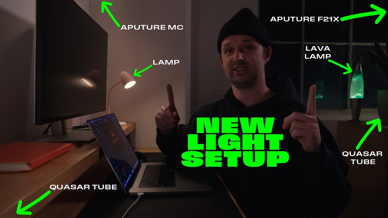 New Light Setup For My Youtube Videos!