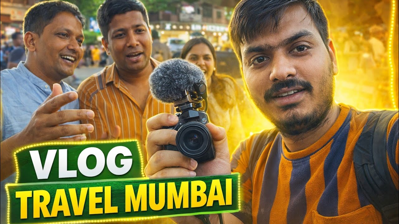 Mumbai City Tour Vlog 🇮🇳 | Street Food + Local Life | Mrmanustar63