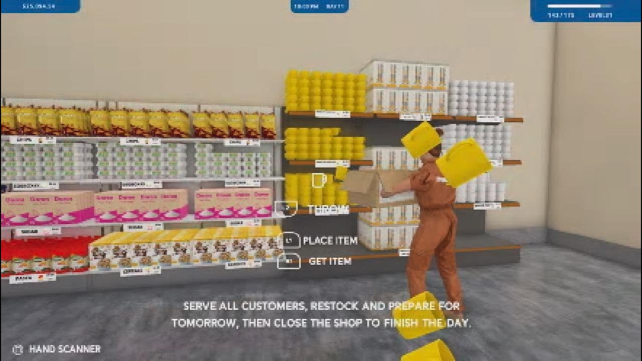 Hypermarket Simulator - on PS5 , Day 9 , 10 , and in to day 11 