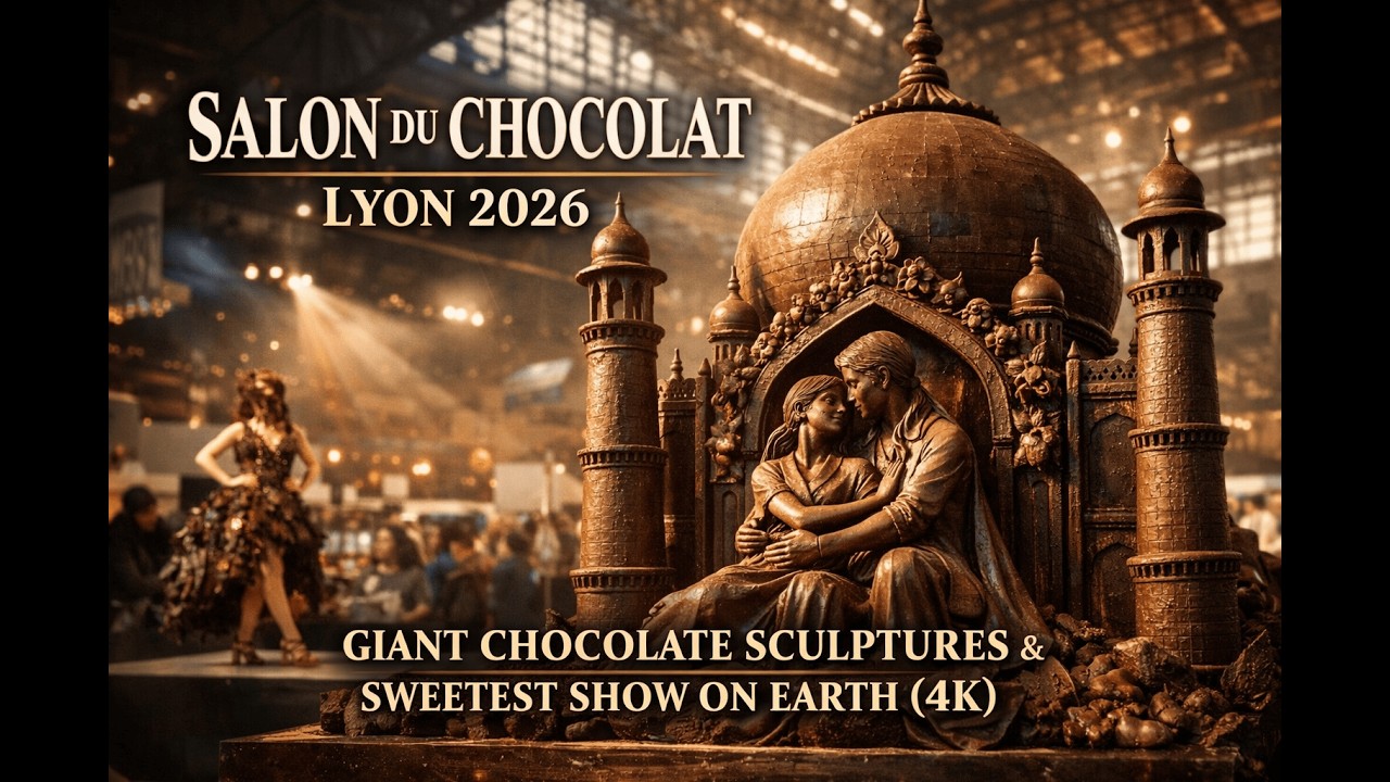 SALON DU CHOCOLAT LYON 2026 — GIANT CHOCOLATE SCULPTURES & SWEETEST SHOW ON EARTH (4K)