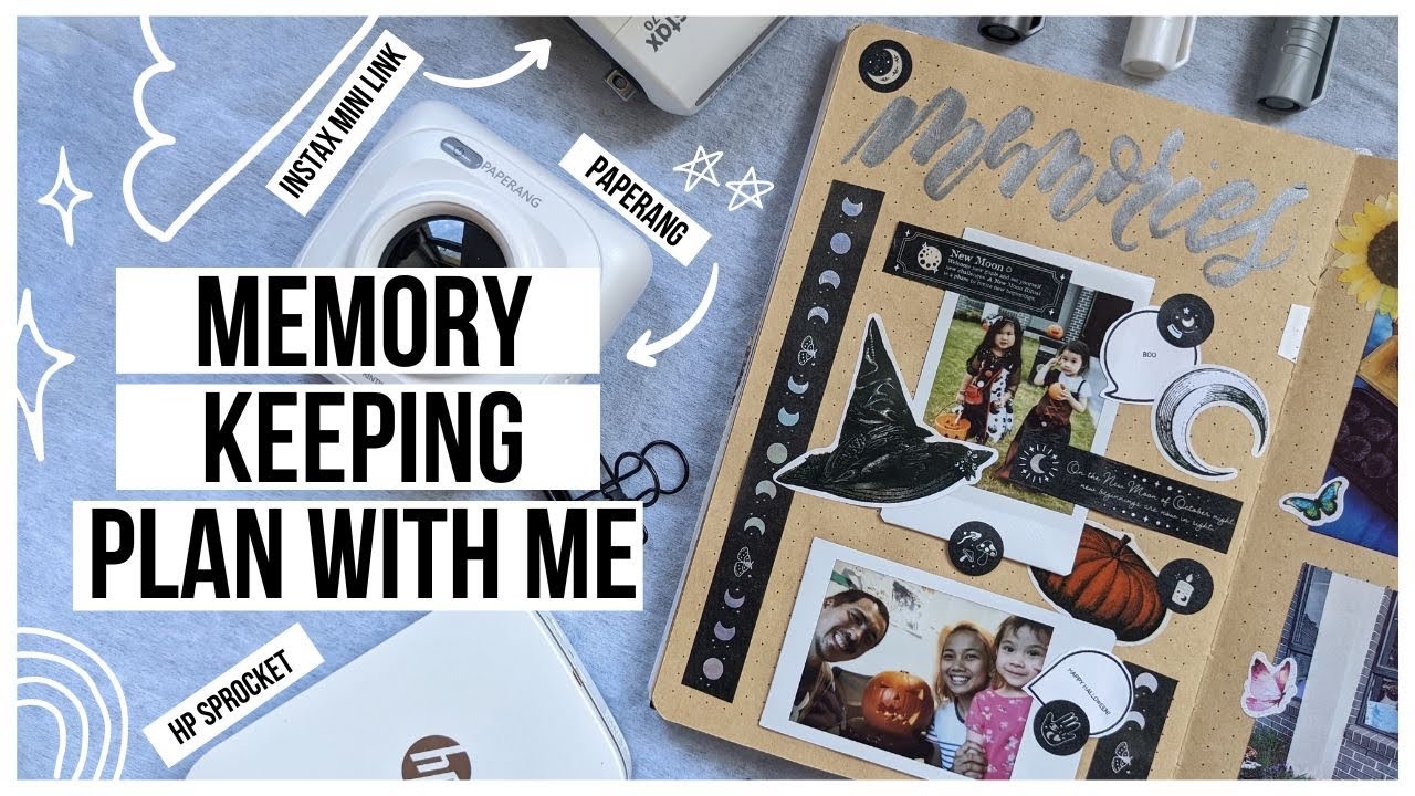 Memory Keeping Plan With Me | Pocket Photo Printers for Bullet Journaling