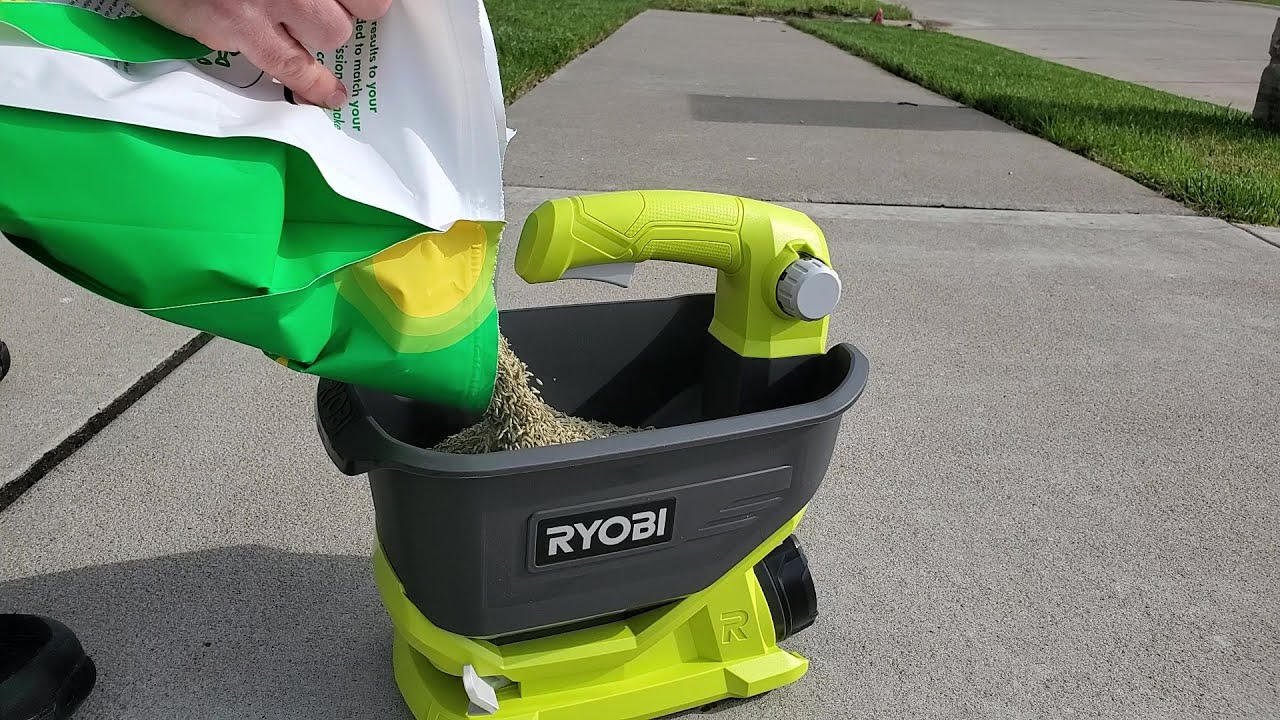 Ryobi 18V One Gallon Seed and Fertilizer Broadcast Spreader Review