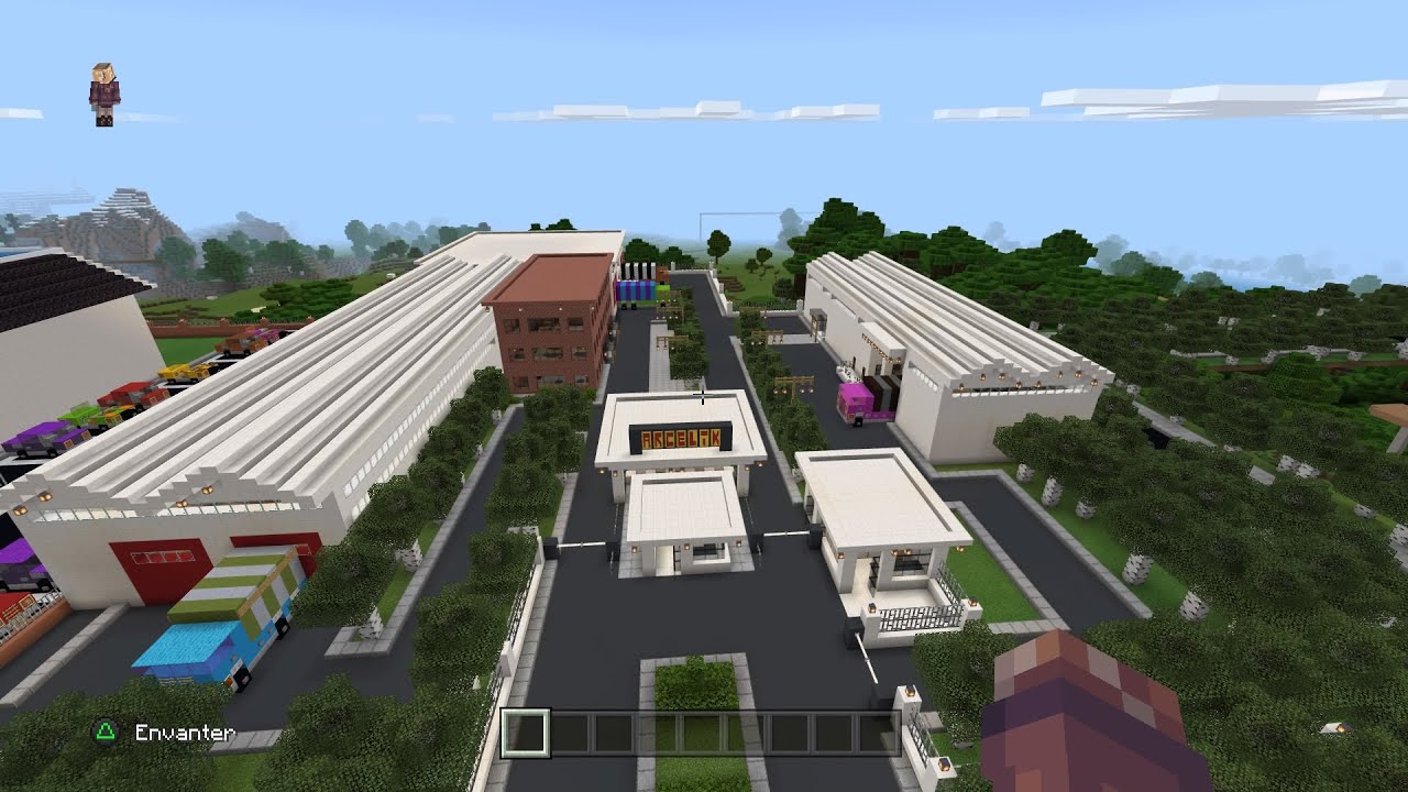 Minecraft şehir yapma    Arcelik fabrika  yapımı