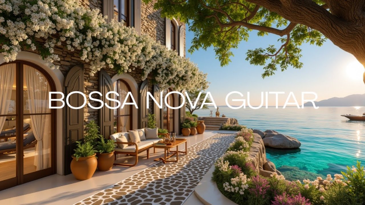 Relaxing Bossa Nova Guitar Music for a Serene Beach Getaway ~ Ocean View Chill Vibes
