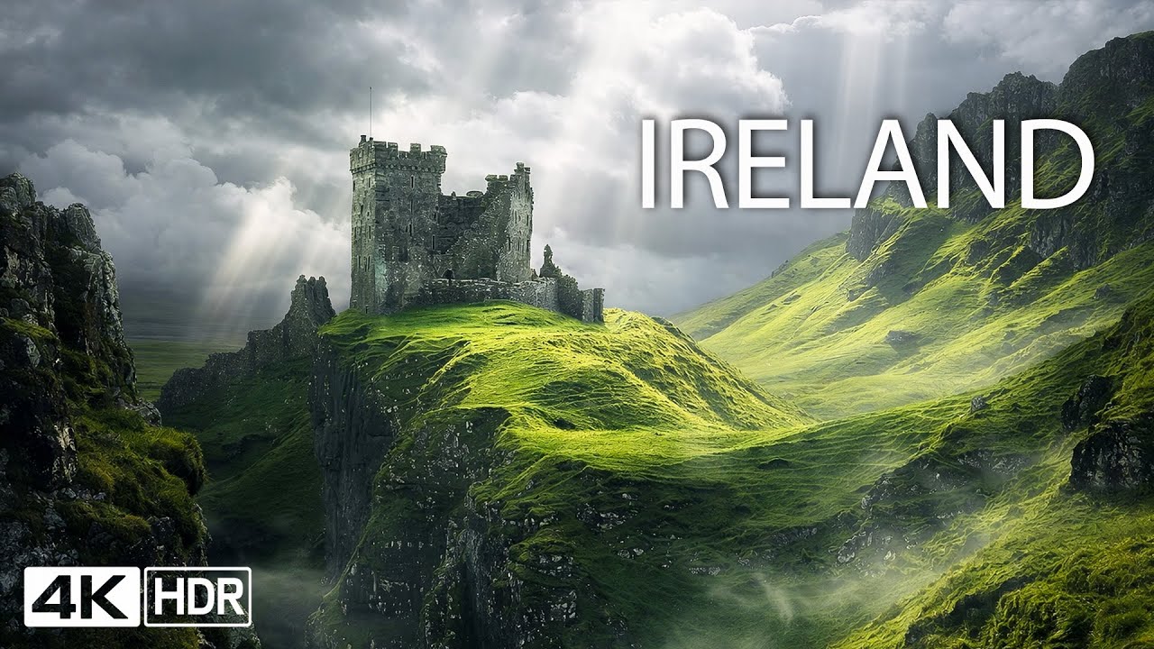 IRELAND 4K ULTRA HD 🇮🇪  - Most Beautiful Places & Scenic Relaxaton Film