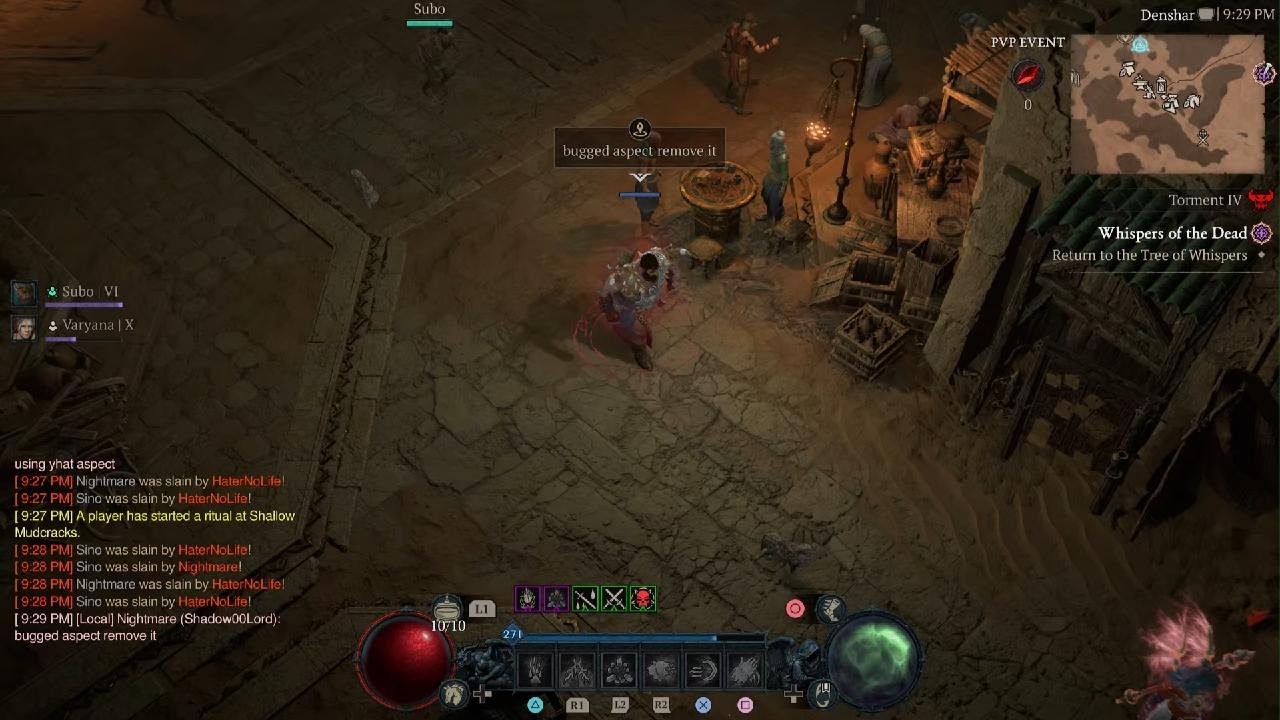 Diablo IV pvp s6 dominating vs pro players