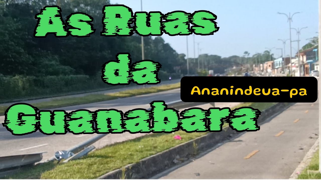 As Ruas do bairro Guanabara, Ananindeua Par&aacute;, regi&atilde;o metropolitana de Bel&eacute;m.